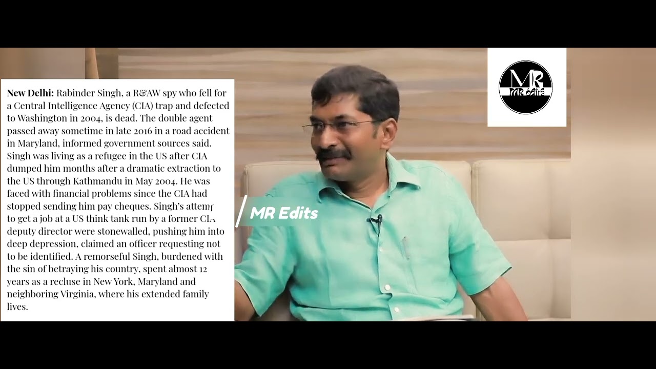 Interesting story about Rabinder Singh | Double Agent worked in India | Traitor for India | Betrayal