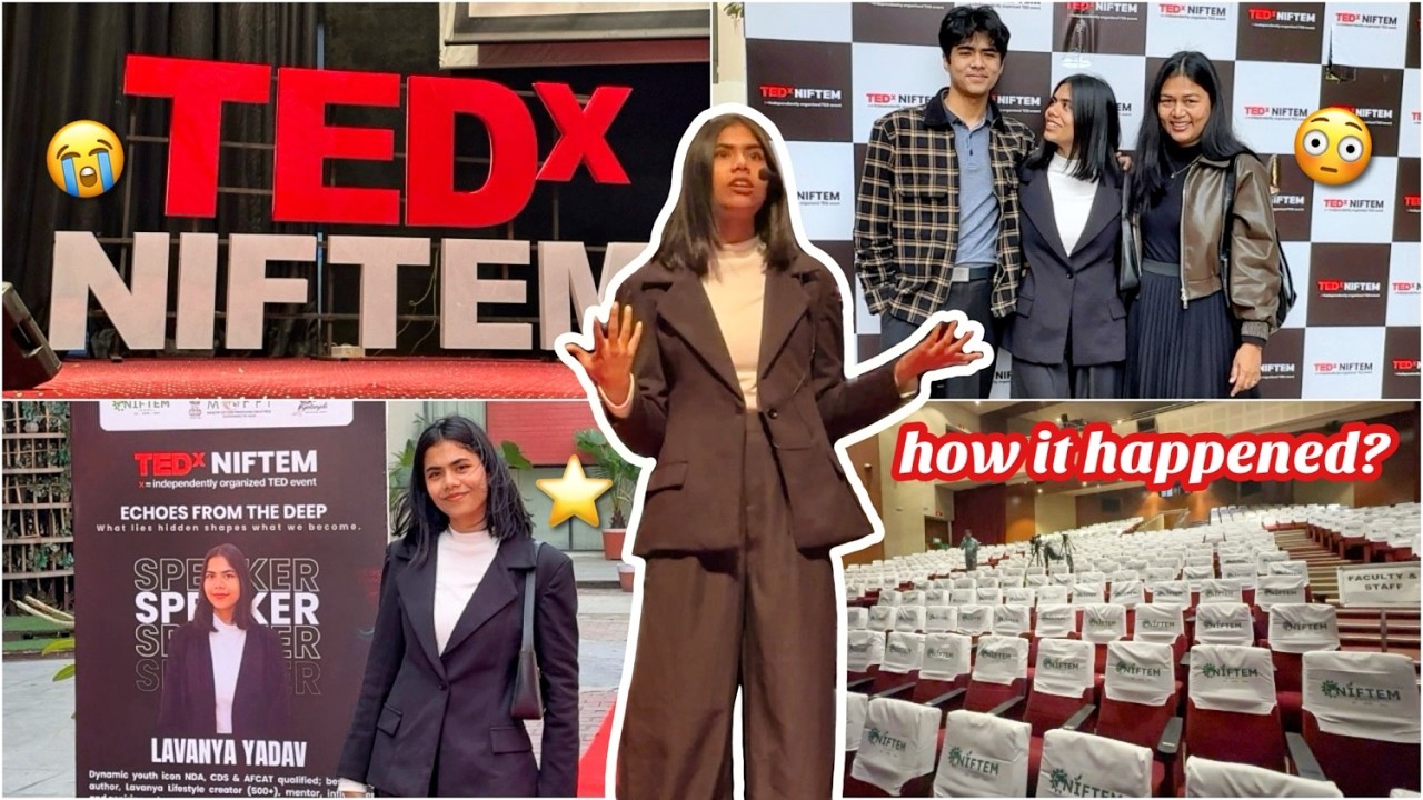 How I Gave A TED Talk! 😭❤️ Prep & Event Vlog with Mom & Brother! ⭐ #vlog  #family #achievement