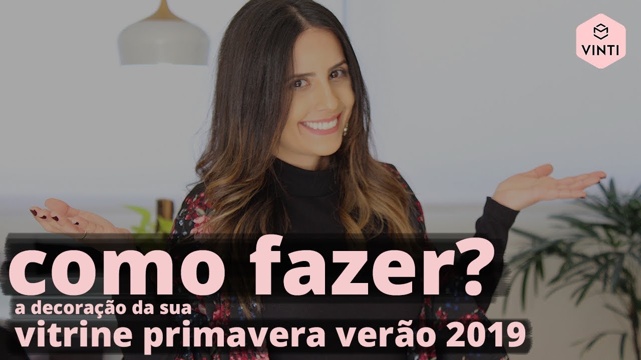 Como fazer uma decoração de vitrine primavera verão.