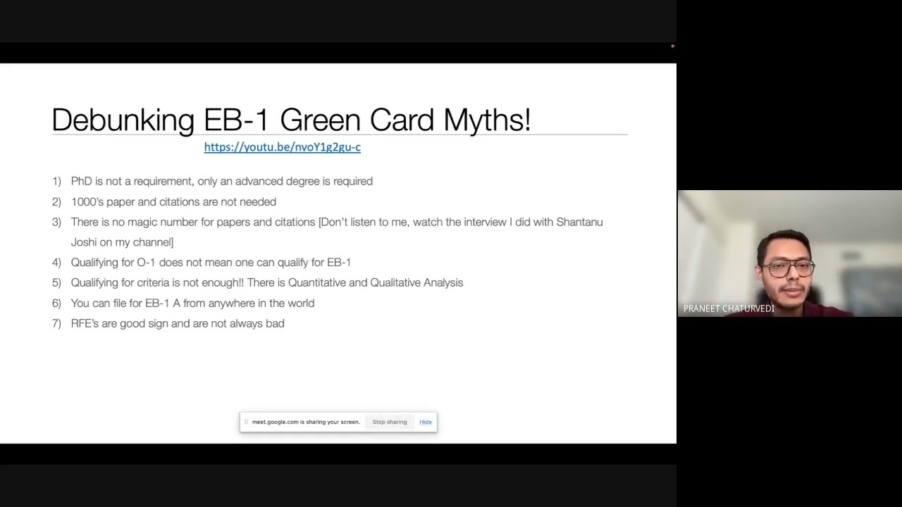 Get Your Green Card: F1 to EB2 NIW to EB1-B [Praneet Chaturvedi's Journey]