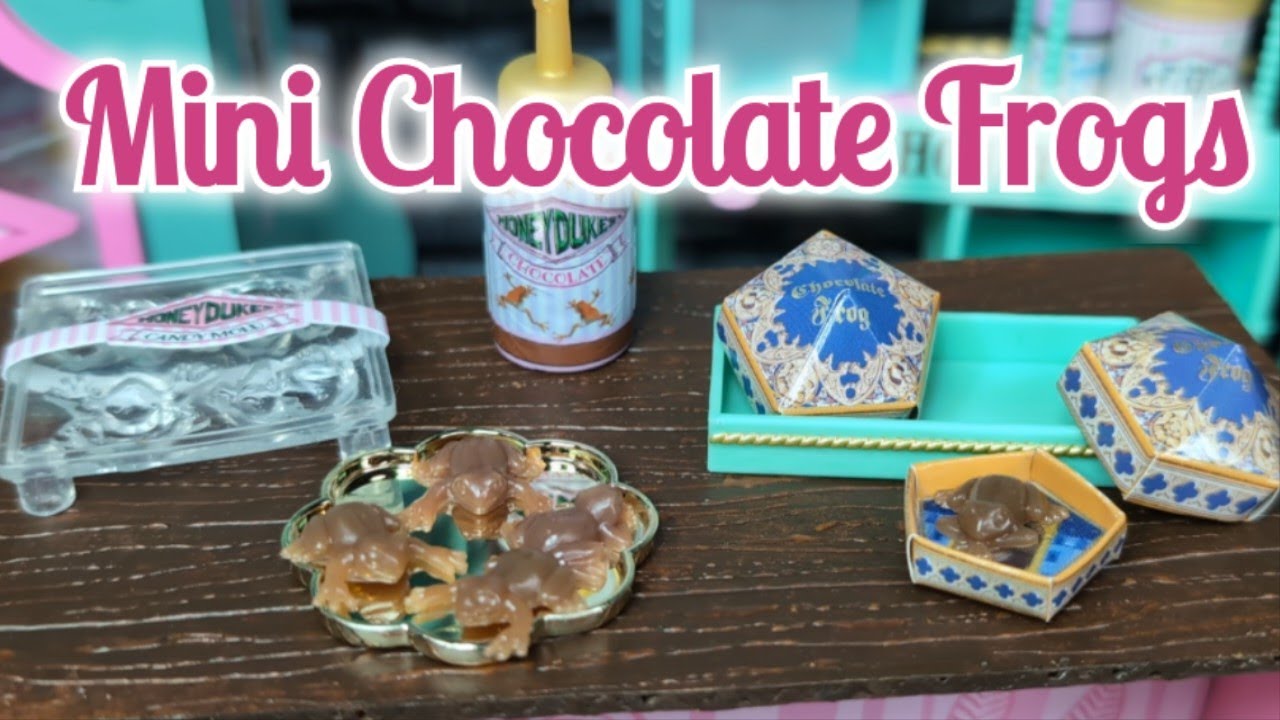Chocolate Frogs Have Taken Over! Miniverse HoneyDukes Harry Potter Miniatures Resin Crafts