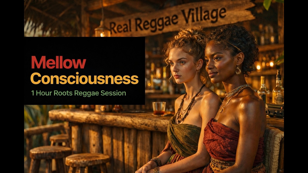Real Reggae Village Mellow Vibes and Consciousness Vibration – 1Hr Conscious Roots Reggae