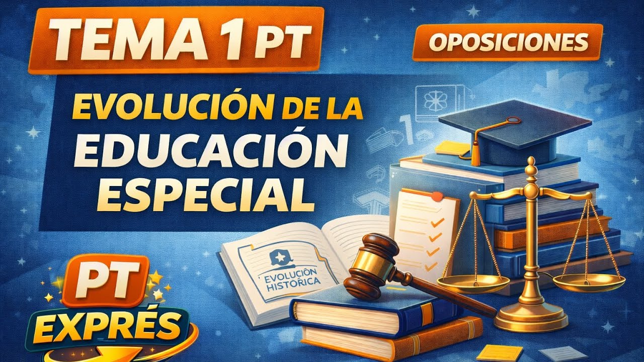 TEMA 1 PT – Evolución de la Educación Especial | Oposiciones Pedagogía Terapéutica