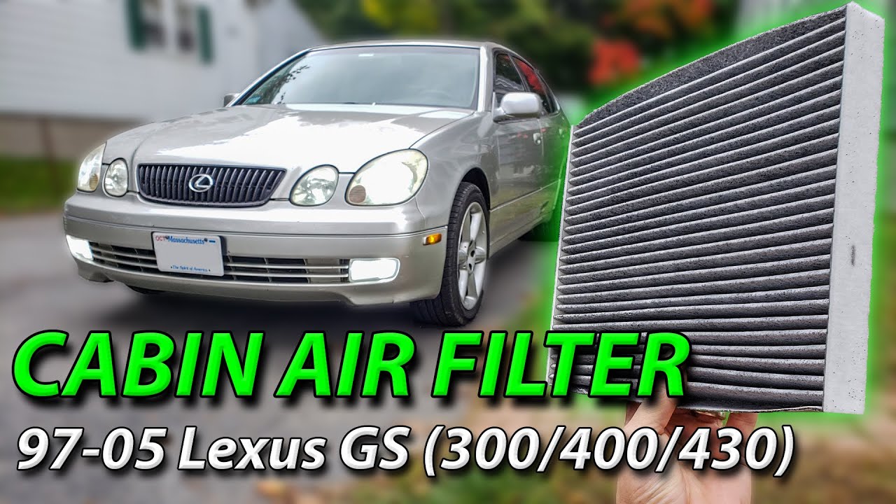 Замена салонного фильтра 97-05 Lexus GS (300/400/430)