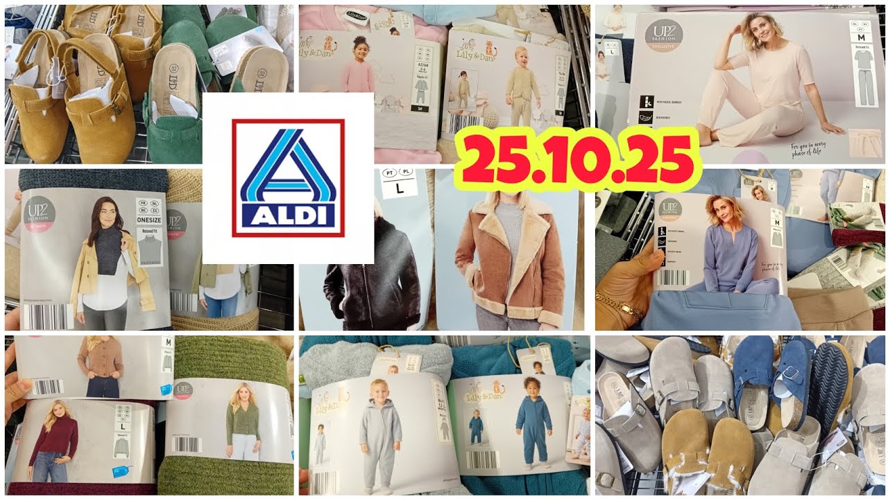 ALDI BAZAR ❤️🛒ROPA MUJER, ABRIGOS, CALZADO, PIJAMAS,JERSEY.NI&Ntilde;OS Y HOMBRES 25.10.25 @Amunaysuscosas 
