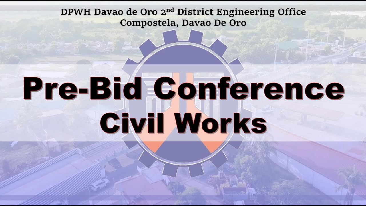 Procurement Livestream for DPWH Davao de Oro 2nd DEO Pre-Bid Conference July 16, 2025