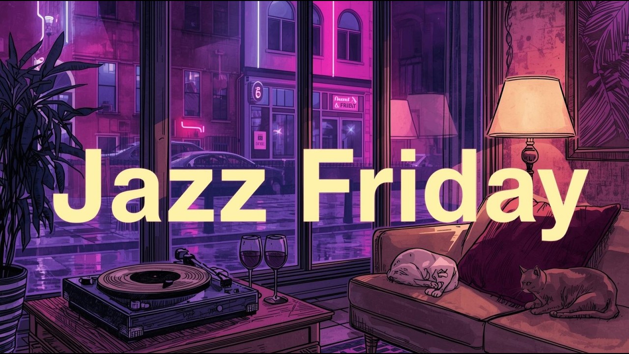 🥂 Friday Night Jazz | Wine, Friends & Slow Grooves by Purple