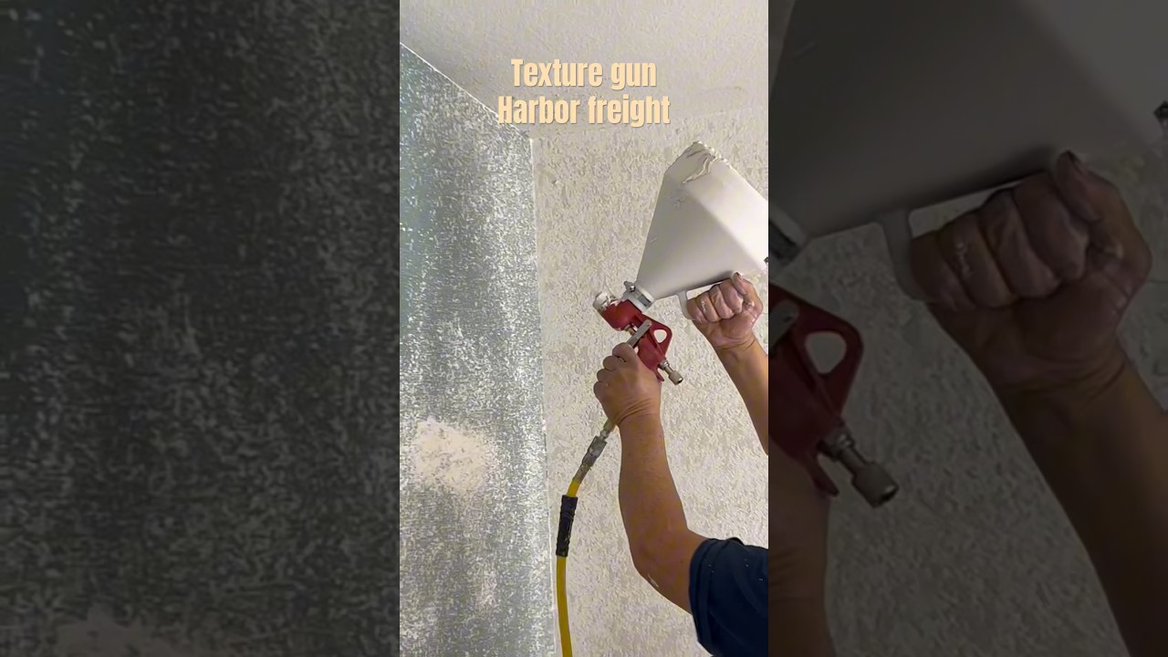 Harbor freight texture gun