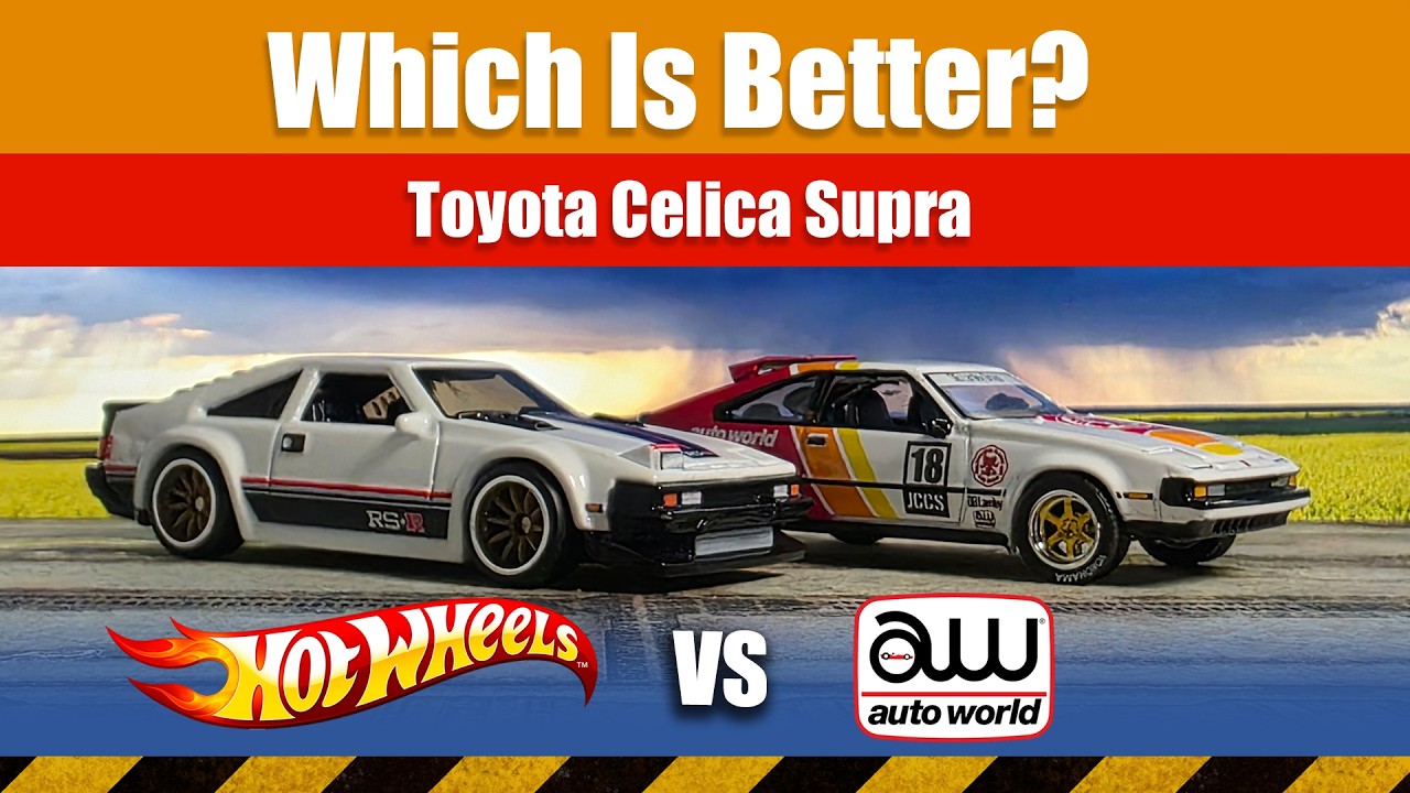 Hot Wheels vs Auto World Celica Supra… The Winner Might Surprise You 👀