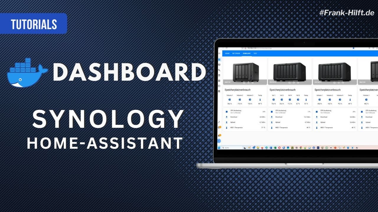 Home Assistant auf Synology - Dashboard für mehrere DiskStations einrichten
