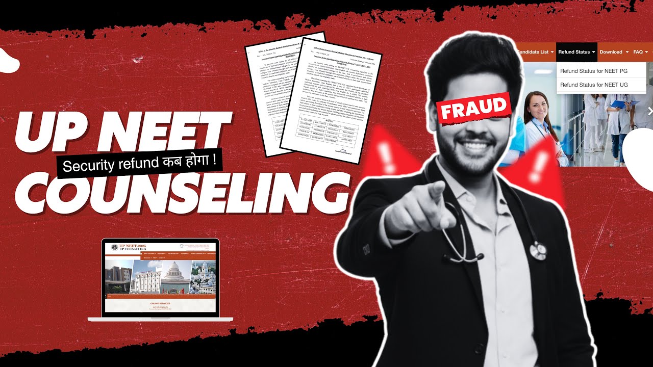 UP NEET Counselling 2025 Security Money Refund 💰 Kab Milega? Full Process & Latest Update 2026