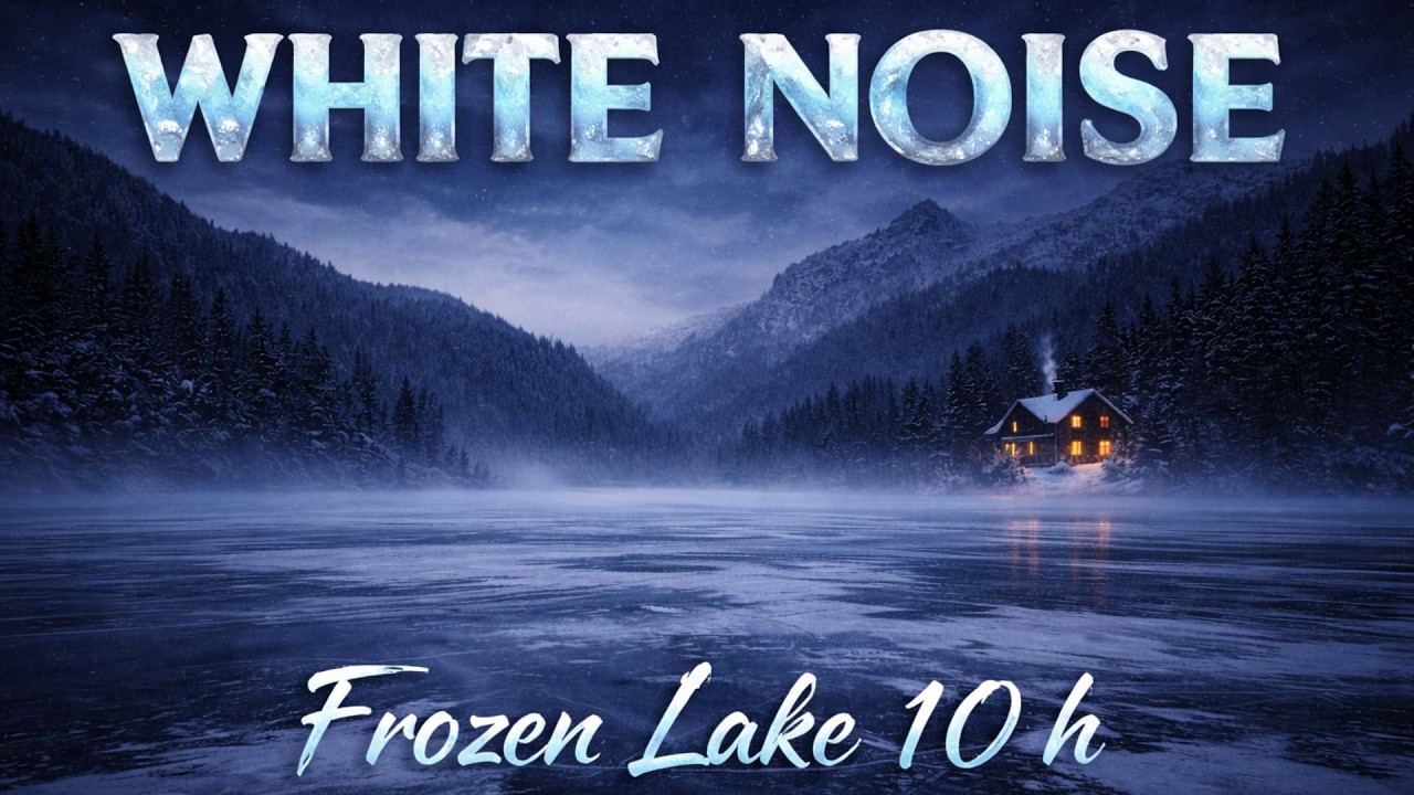 10 Hours Winter White Noise for Sleep & Focus | No Ads