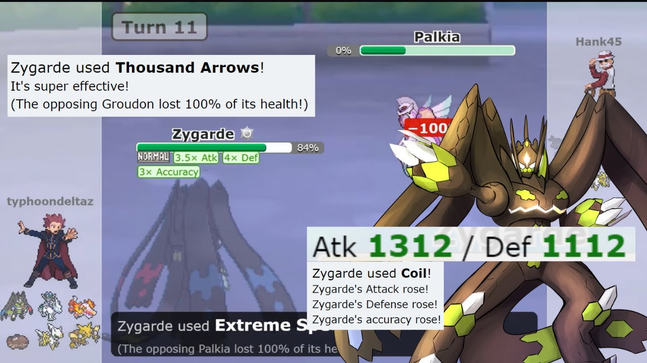 Extreme Speed + Tera Normal Zygarde-Complete is completely broken | Pokemon Showdown National Dex