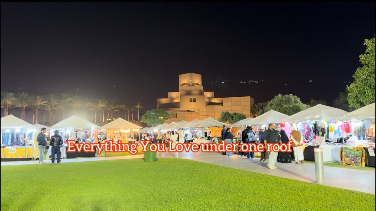 MIA Bazaar Vibes ✨🌙 | Weekend Shopping 🛍️ and Fun🎉 at MIA Park | Doha,Qatar