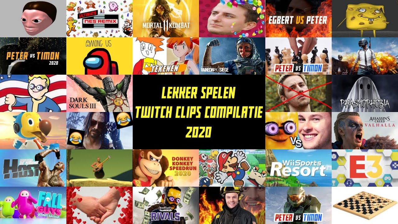 Lekker Spelen Twitch clips compilatie - BEST OF 2020