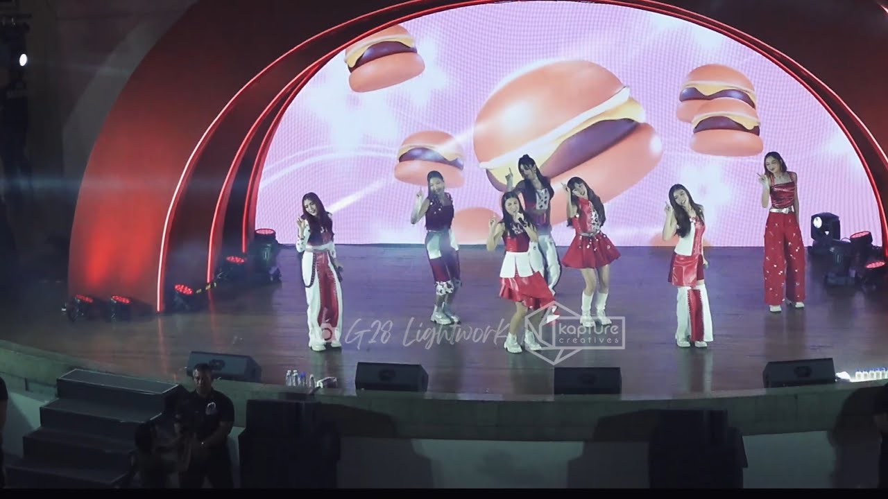 BINI's Full Appearance at Jollibee Cheesy Yumburger BESTFest