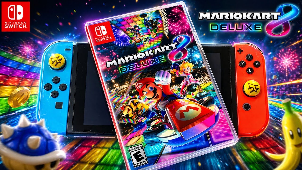 Mario Kart 8 Deluxe On Nintendo Switch OLED Gameplay | Grand Prix 100cc Champion