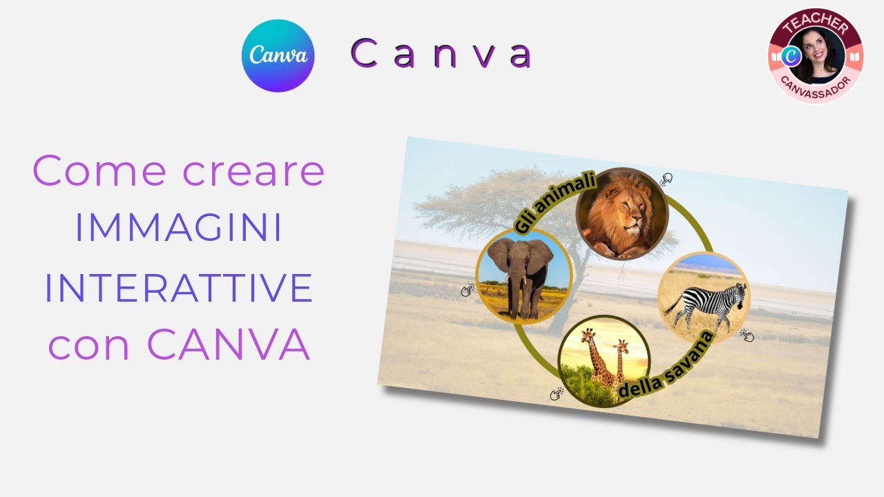 Come creare delle IMMAGINI INTERATTIVE con Canva