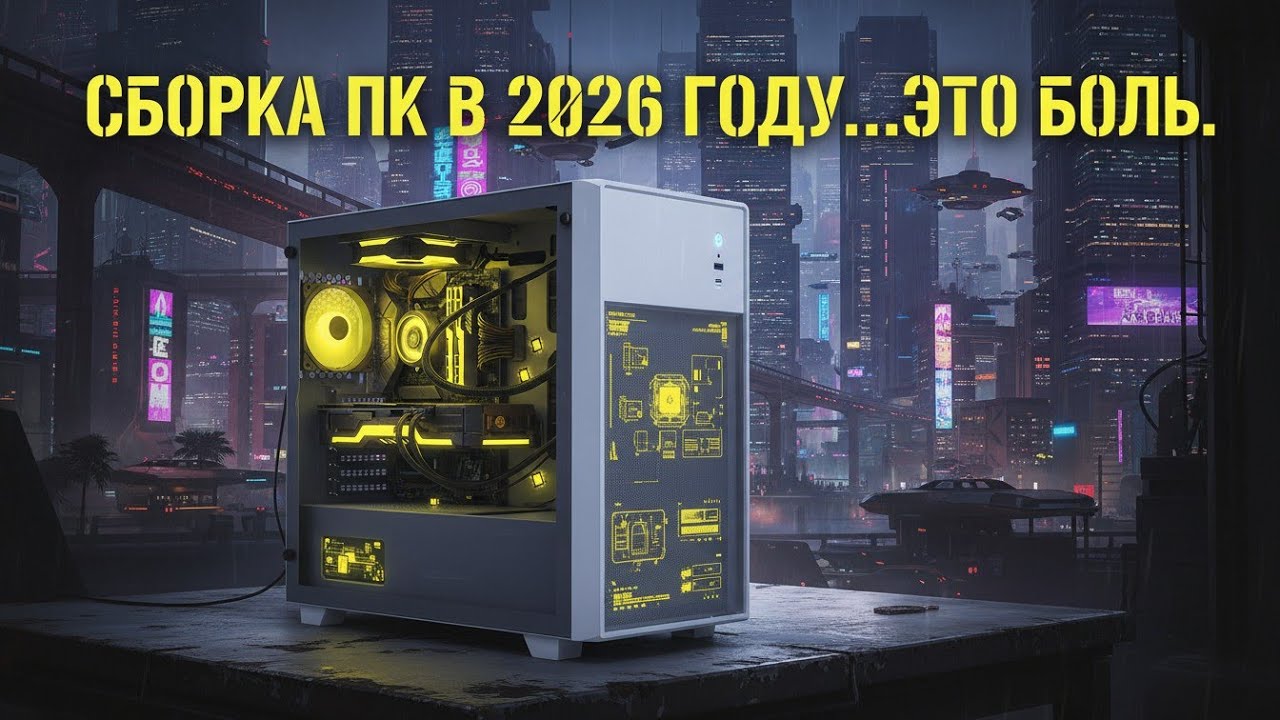 Собираю ПК в 2026 году, чтобы поиграть в Cyberpunk 2077