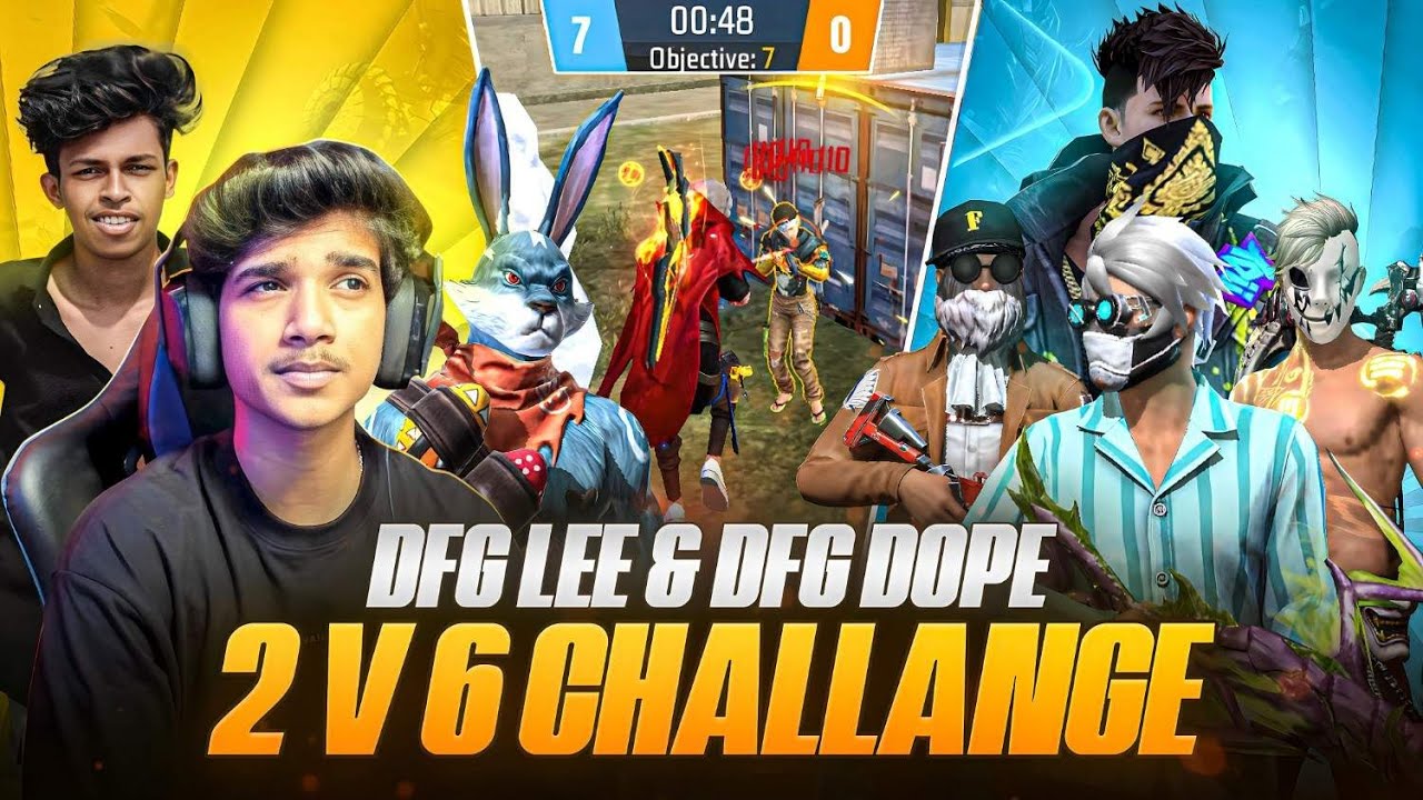 🤯Dramatic Showdown: DFG DOPEx & DFG LEE VS 6 PRO PLAYERS | 6/0 or wot🔥🤯?
