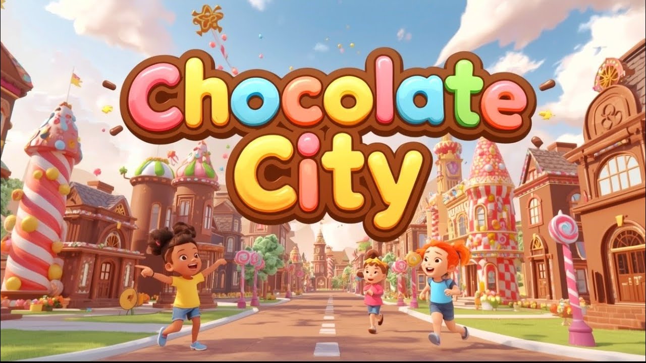 Chocolate City Song for Kids | Magical Candy World for Toddlers | Kids Nursery Rhyme