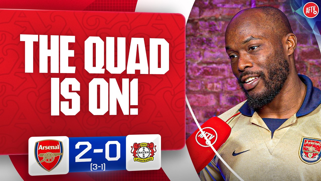 The Quad Is ON! (@afctosin) | Arsenal 2-0 Bayer Leverkusen