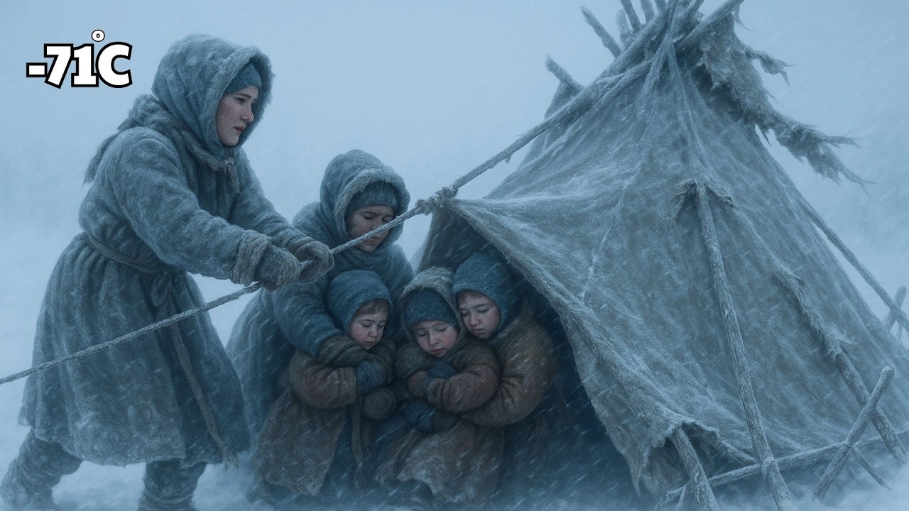 Surviving in the Coldest Nomadic Tent | Real Life of a Yakut Family at &ndash;71&deg;C