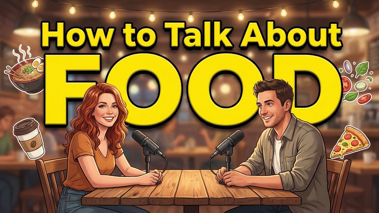 How to Talk About Food in English | Daily Conversation Practice｜ English Podcast