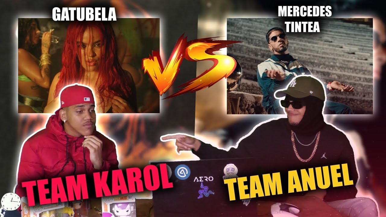 GATUBELA - Karol G VS Mercedes Tintea - Anuel AA 🔥 (REACCION) QUIEN TUVO EL MEJOR TEMA? OVELTIME TV