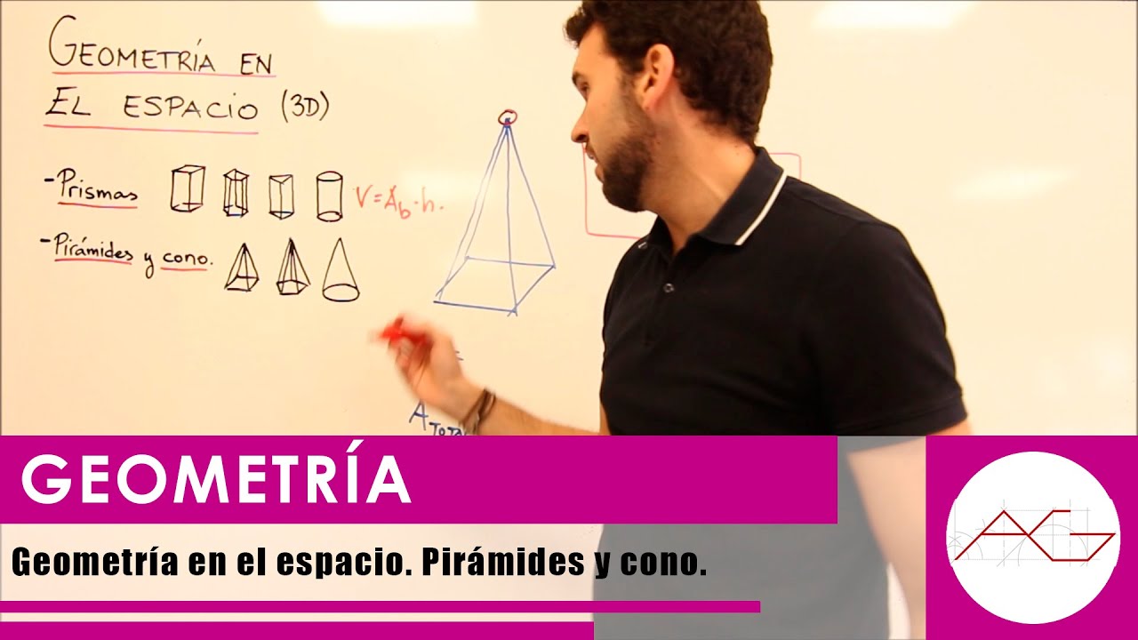 Geometría en el espacio. Pirámides y cono