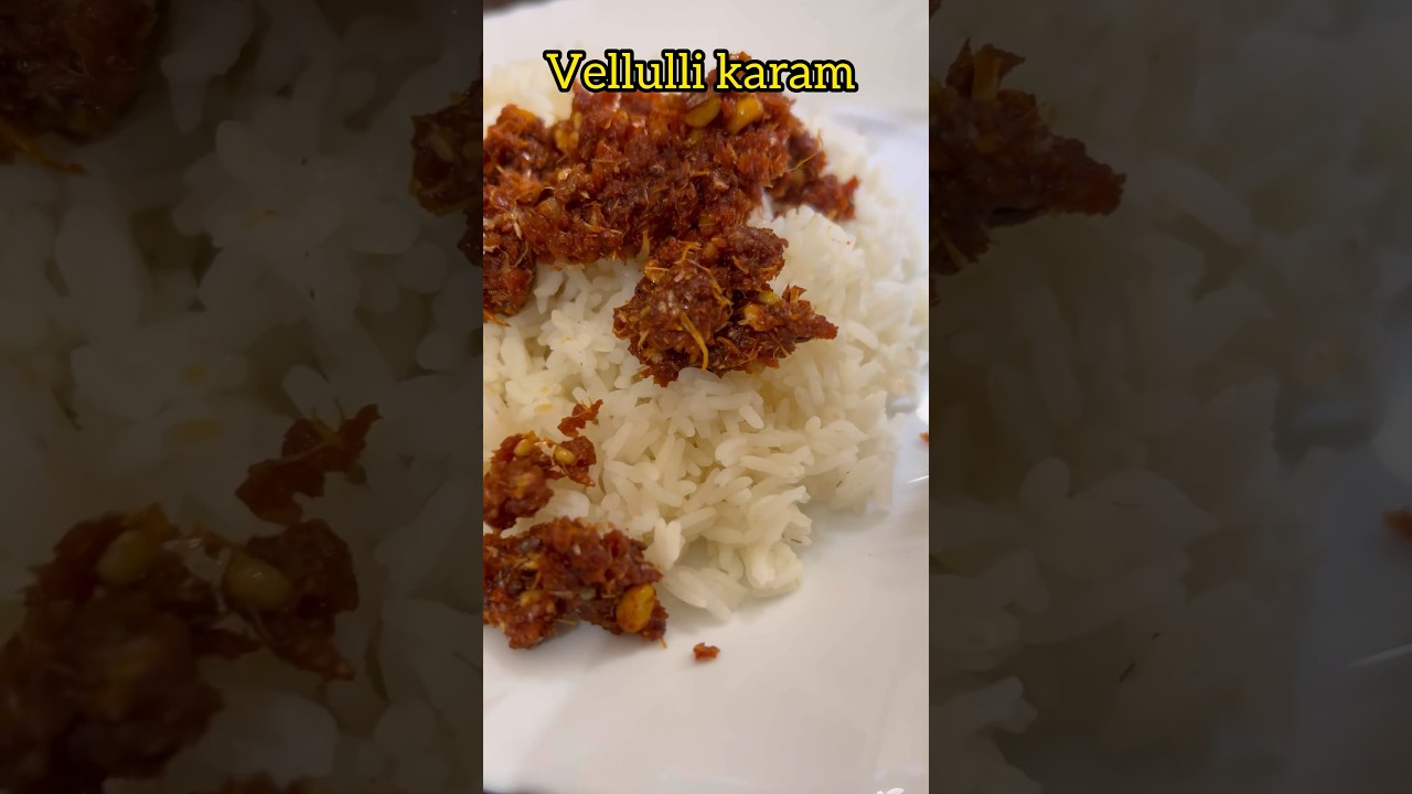 Vellulli karam quick &tasty #vellullikaram #vellulli #quickrecipe #instant @sravanisvlogskitchen