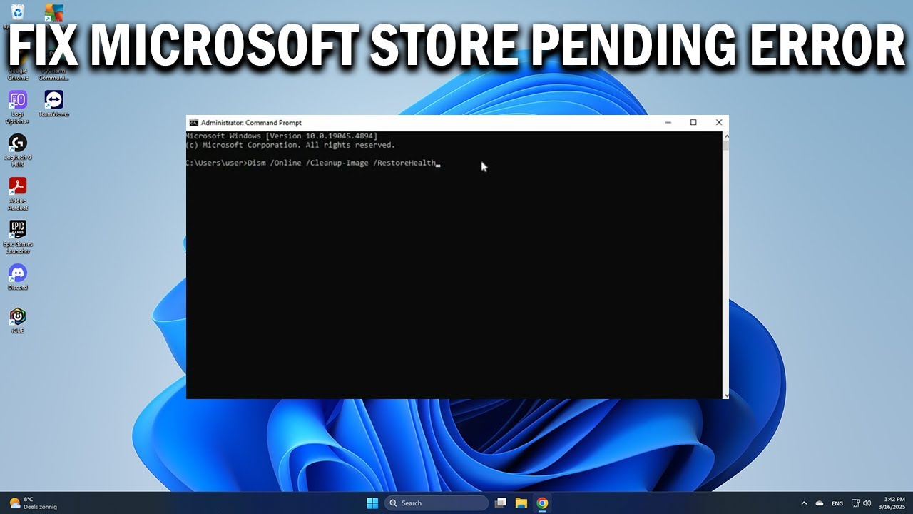 How To Fix Microsoft Store Stuck on Pending When Downloading  - Easy Fix