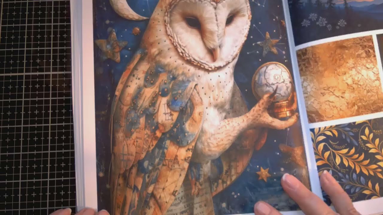 Новые книги в технике вырезания и коллажа #flipthroughFriday, ведущая — Гвен, ведьма мусора