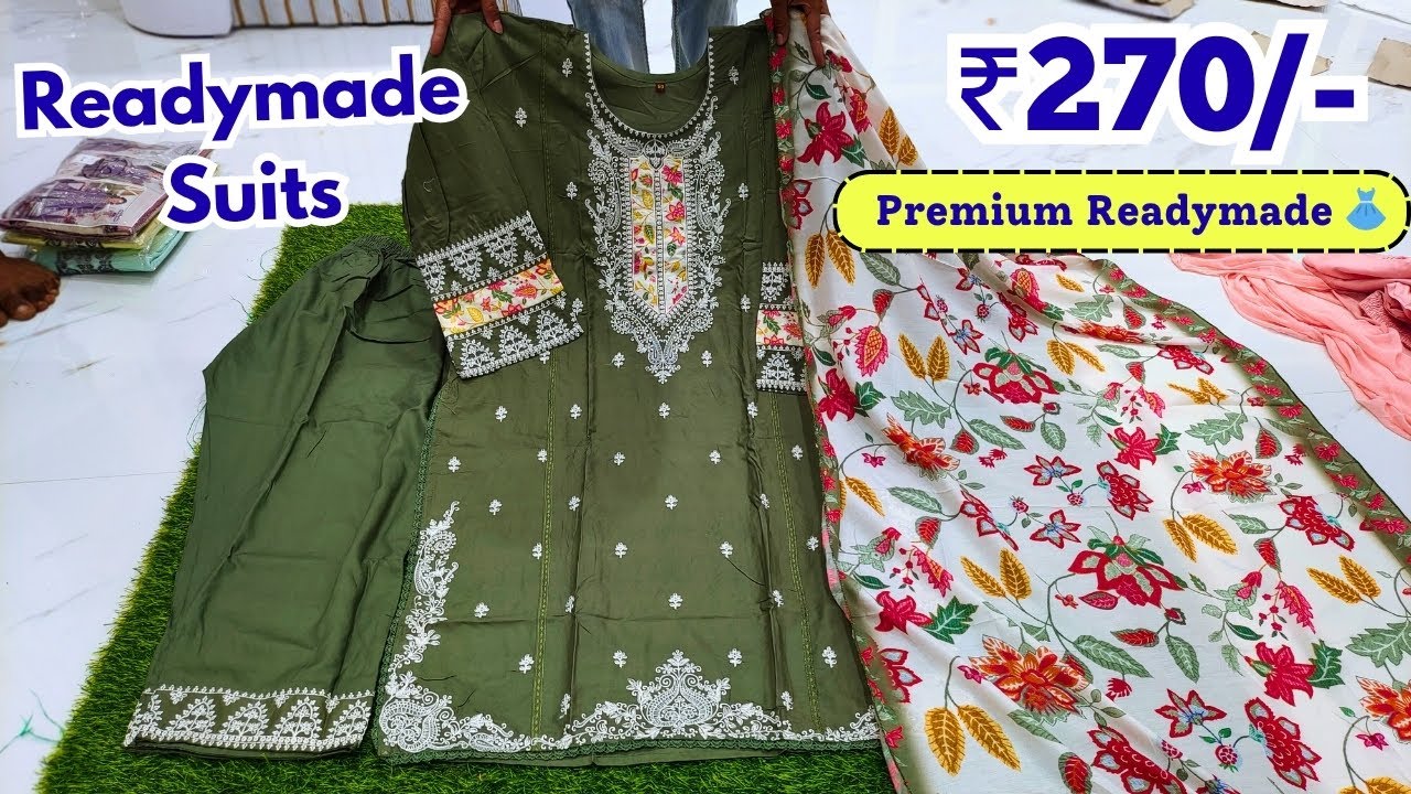 💃 Readymade Dresses ₹270/- ✨ Latest Designs Low Price Wholesale Hyderabad