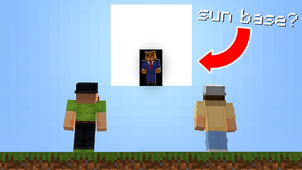 I Built a Secret Base on the SUN in Camp Minecraft