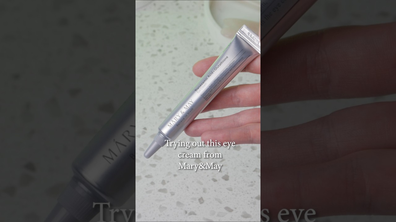 Mary&May Tranexamic Acid+ Glutathion Eye Cream #EyeCream #KBeauty #HonestReview  #DarkCircles