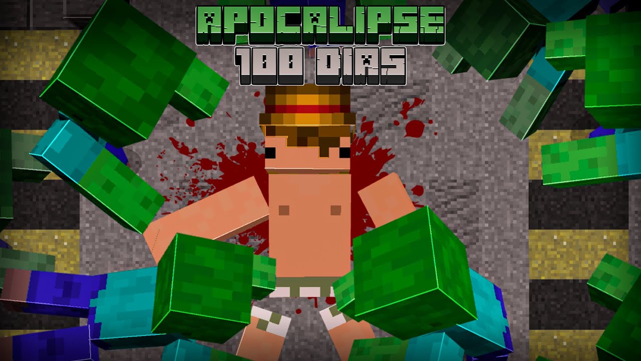 100 DIAS SOBREVIVENDO EM UM APOCALIPSE ZUMBI SUPER DIFICIL