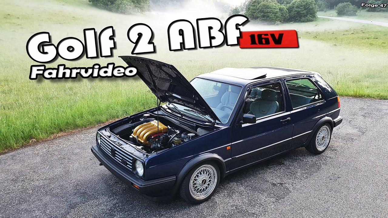 Golf 2 ABF 16V Fahrvideo | Sound