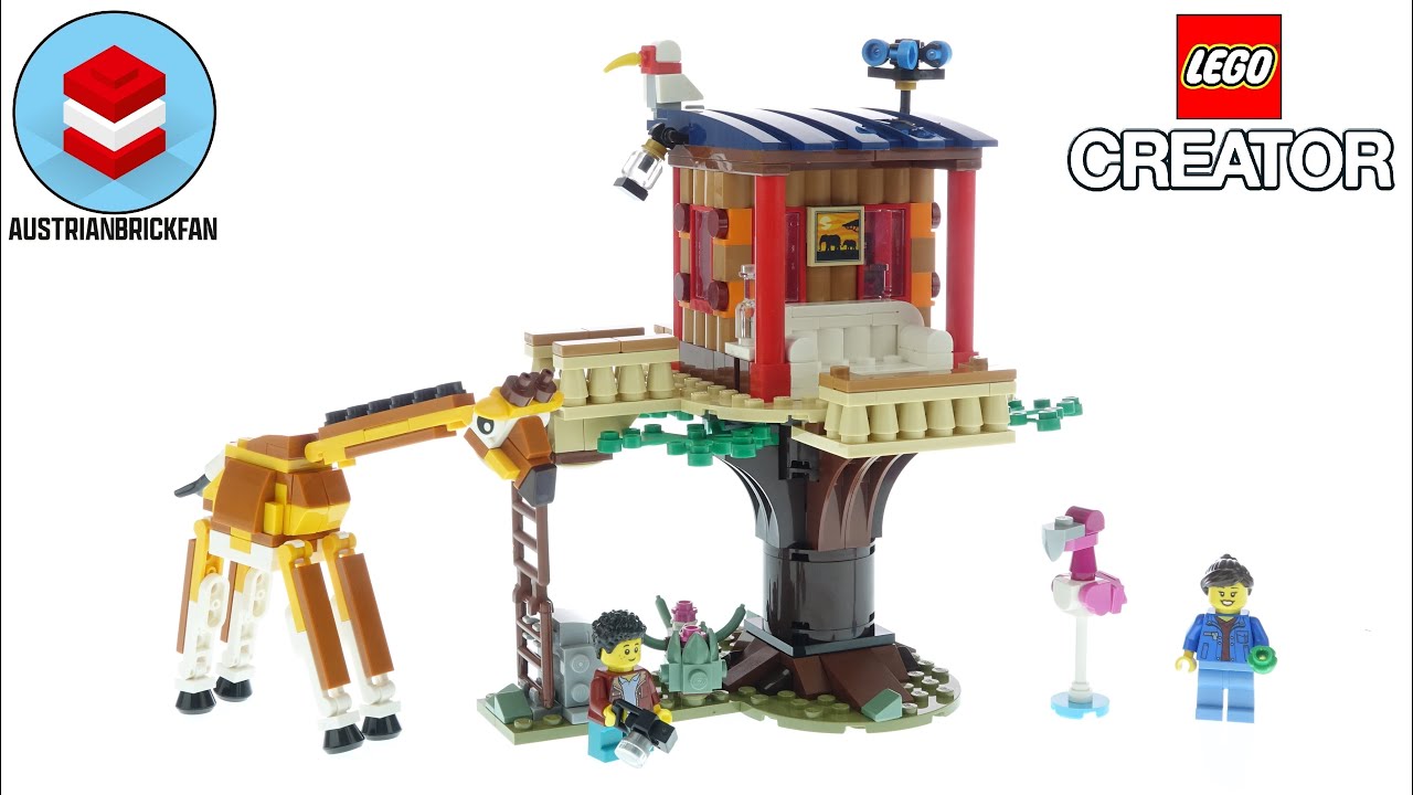 Lego Creator 31116 Safari Wildlife Tree House - Обзор сборки Lego Speed