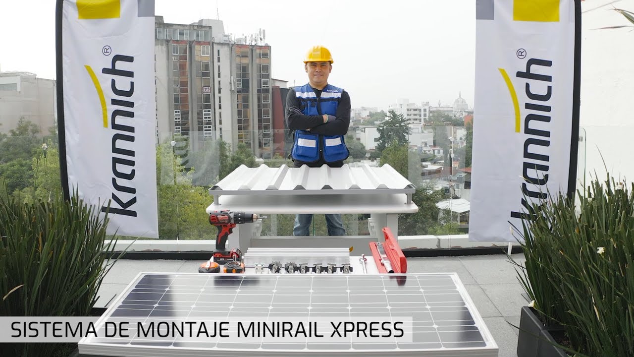 Te mostramos como armar tu sistema MiniRail XPRess - K2 Systems