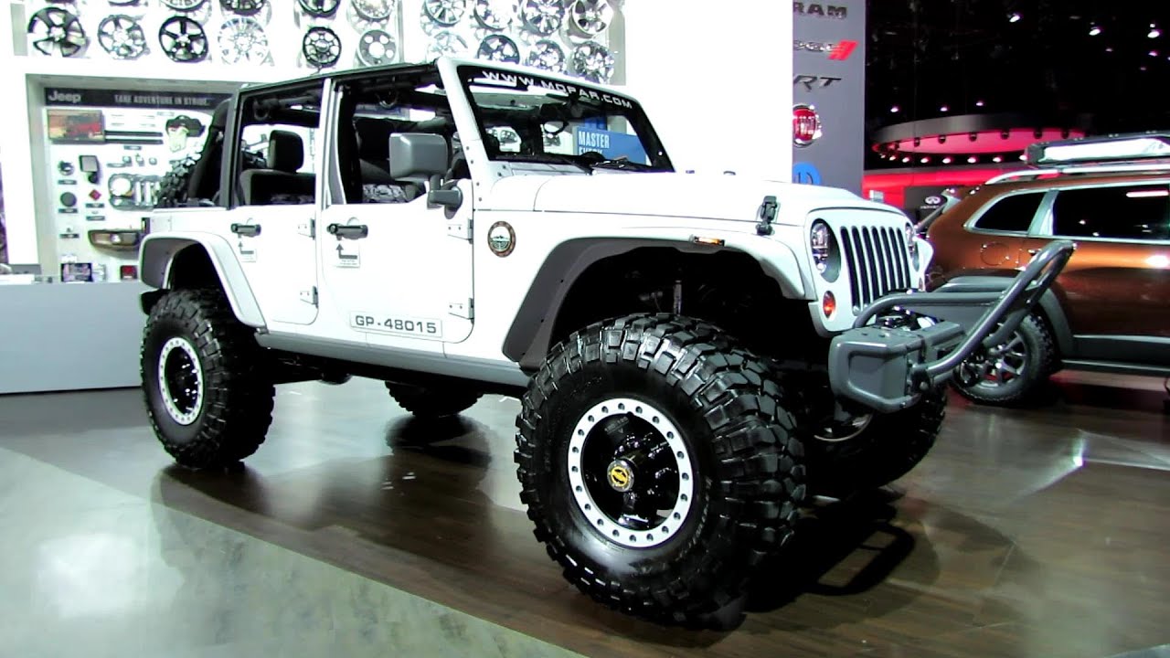2014 Jeep Wrangler Recon Mopar Customized-Exterior,Interior Walkaround-2014 Detroit Auto Show