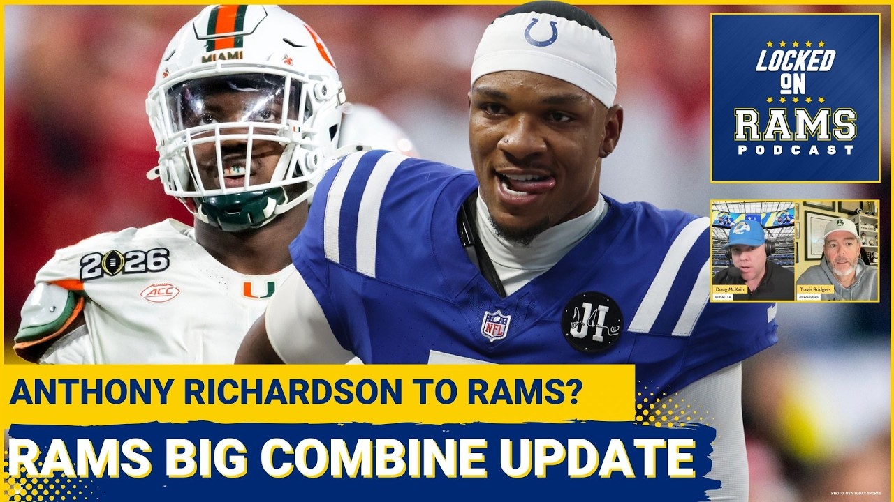 BIG RAMS UPDATE: Rams Meet With STAR Defensive Player at Combine, Anthony Richardson to Rams?
