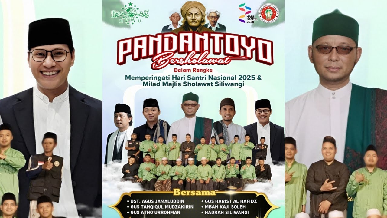 📹 Live Pandantoyo Bersholawat Dalam Rangka Hari Santri Nasional 2025&Milad Majlis Sholawat Siliwangi