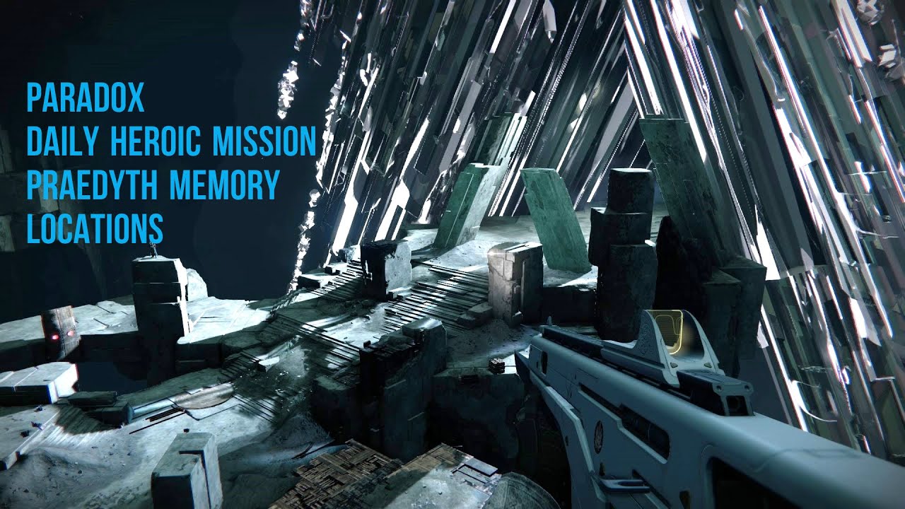 Destiny Taken King:Paradox Daily Heroic Mission - Praedyth  Memory Locations
