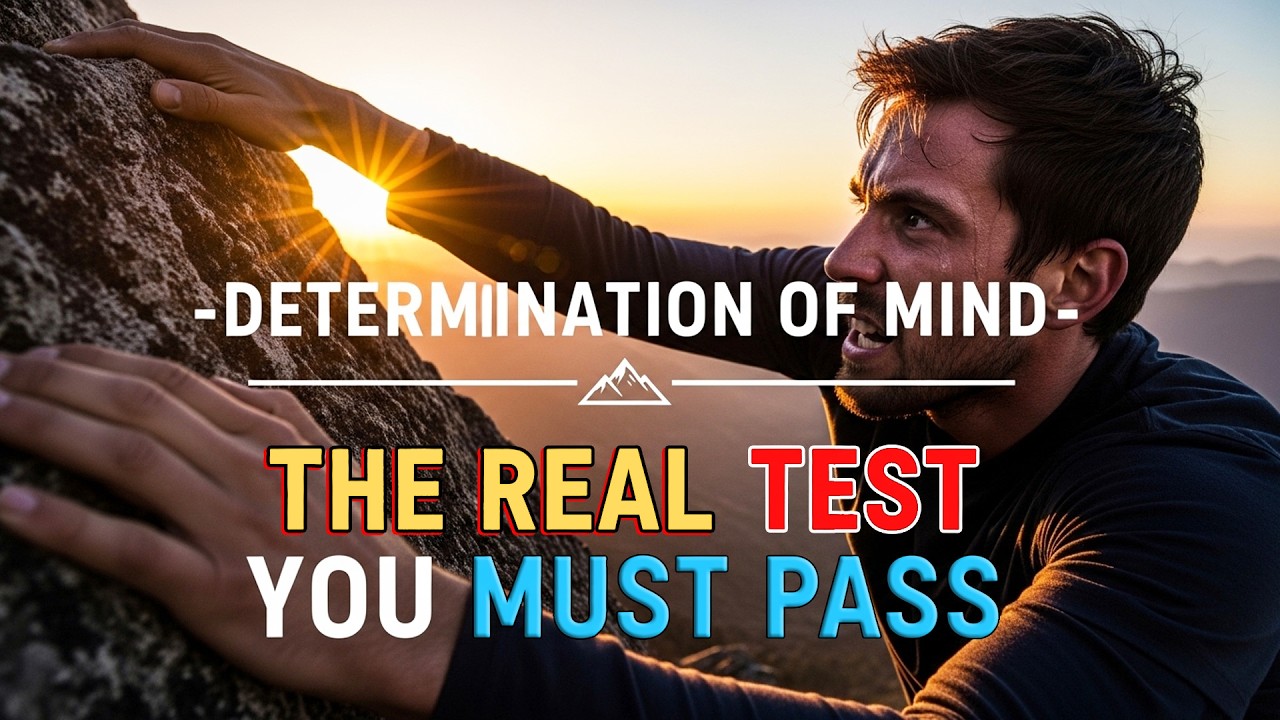 Determination of Mind - The Real Test You Must Pass | INSPIRATIONAL QUOTES