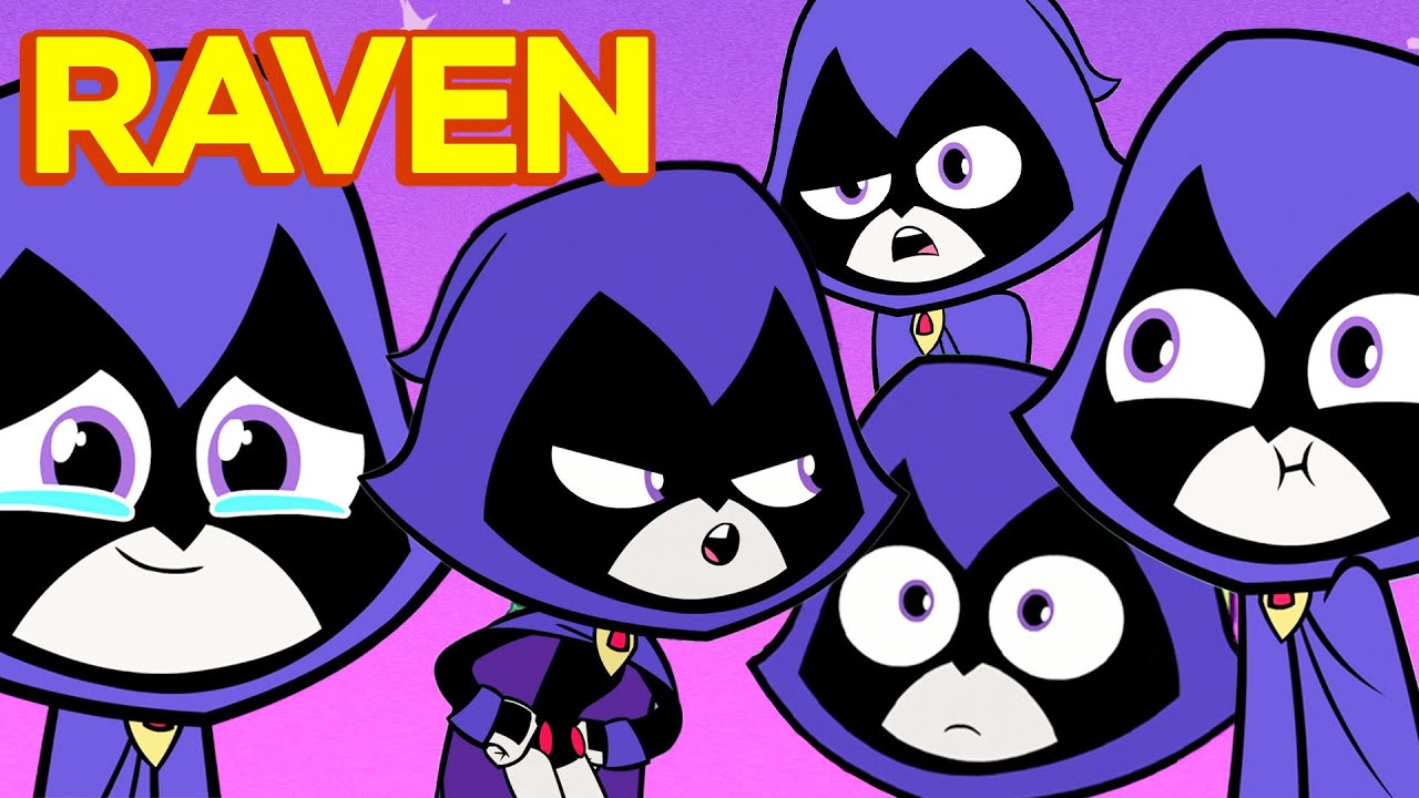 Teen Titans Go! po polsku | Najlepsze momenty Raven | DC Kids