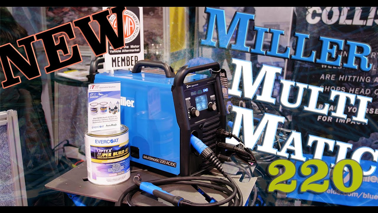 NEW Miller MultiMatic 220 - SEMA 2019 - AC/DC Multi-Process Welder