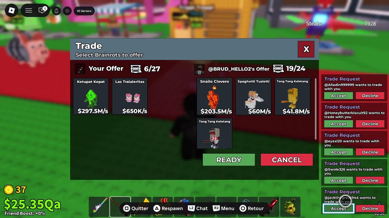 Live Roblox sab Trade Machine cherche drag mon pseudo matheo3535350