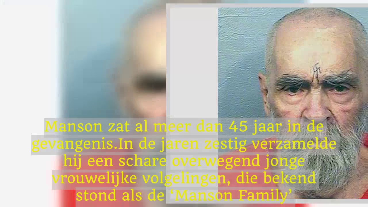 Doodsoorzaak Charles Manson bekend