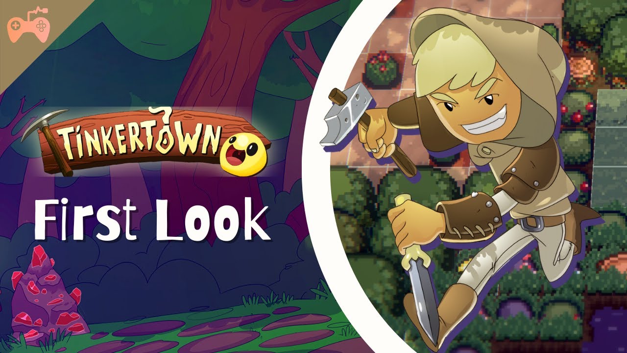Tinkertown FIRST LOOK | Lets Play Pixel-Art Sandbox RPG